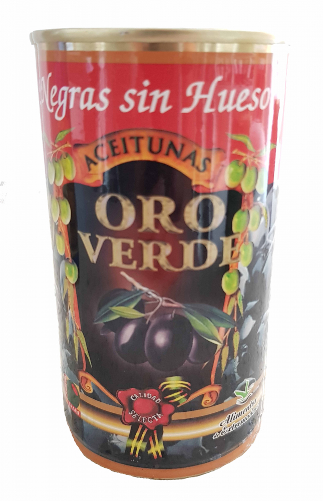 Schwarze Oliven ohne Stein - Oro Verde